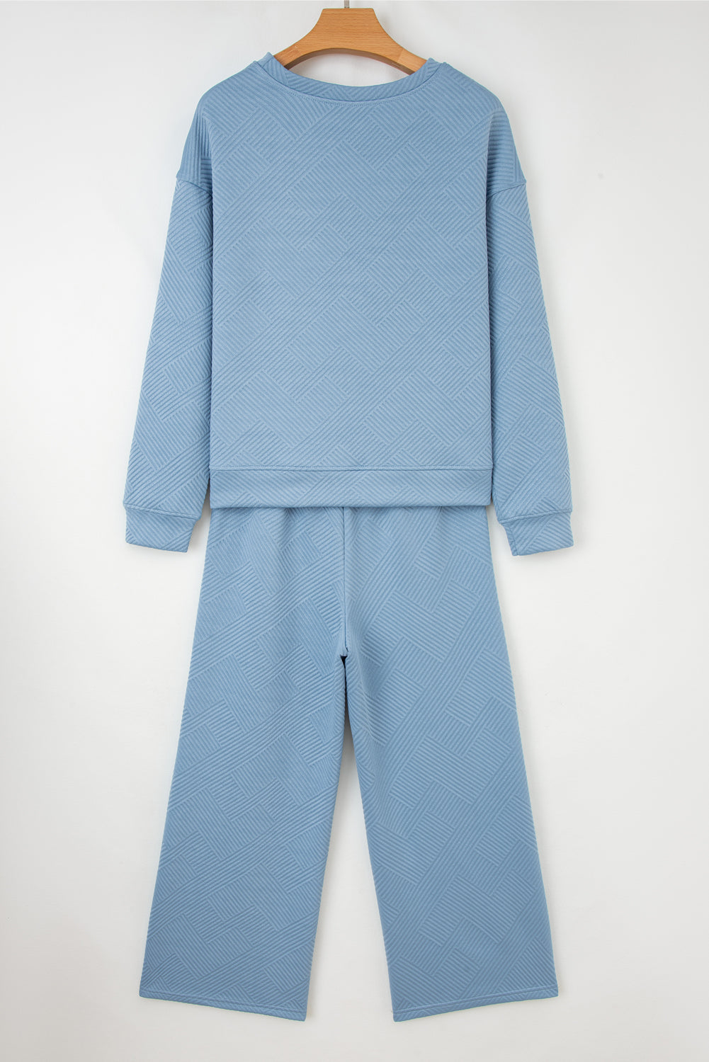 Myosotis Ultra Loose Textured 2pcs Slouchy Outfit