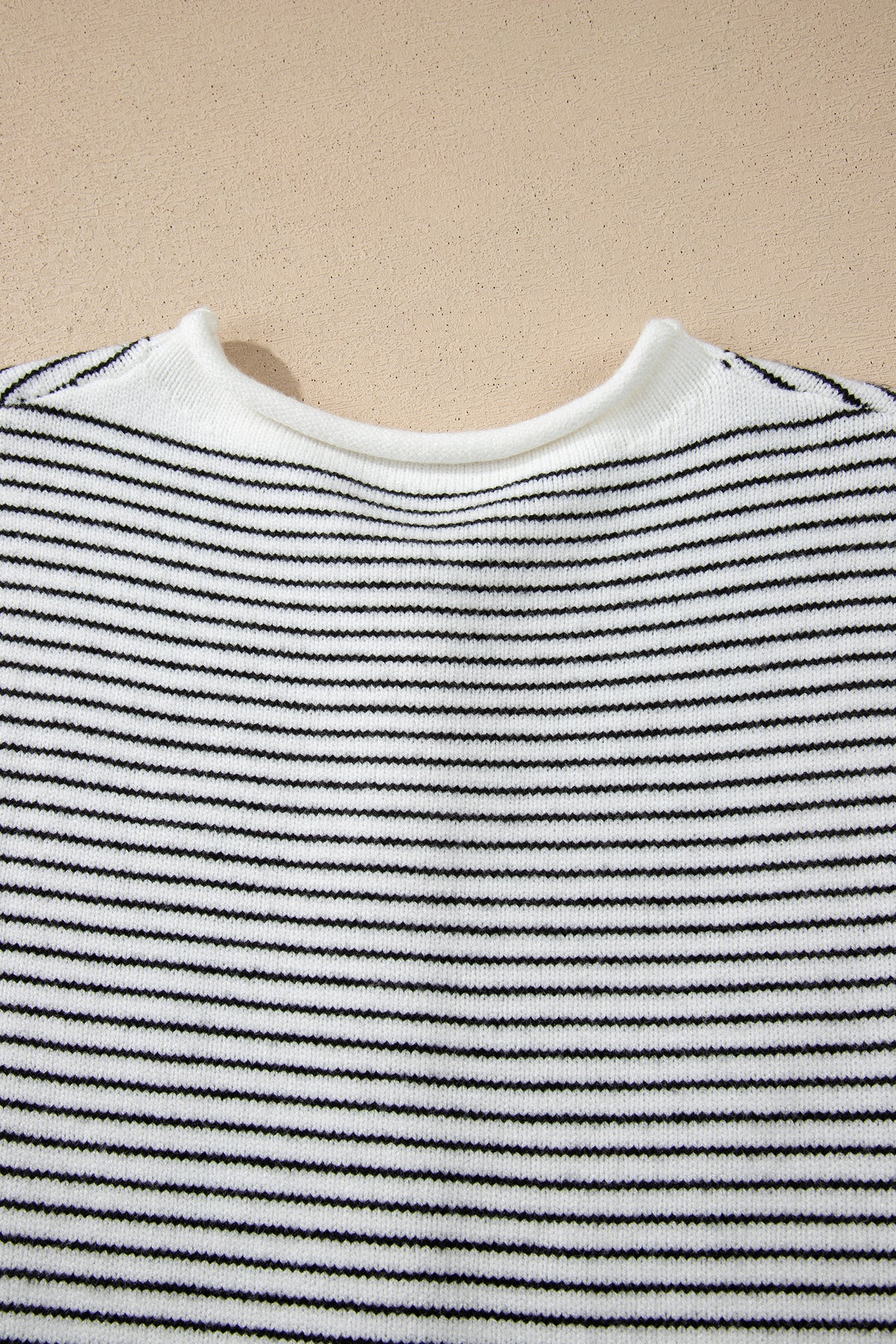 Black Stripe Contrast Trim Cap Sleeve Button Down Casual Cardigan